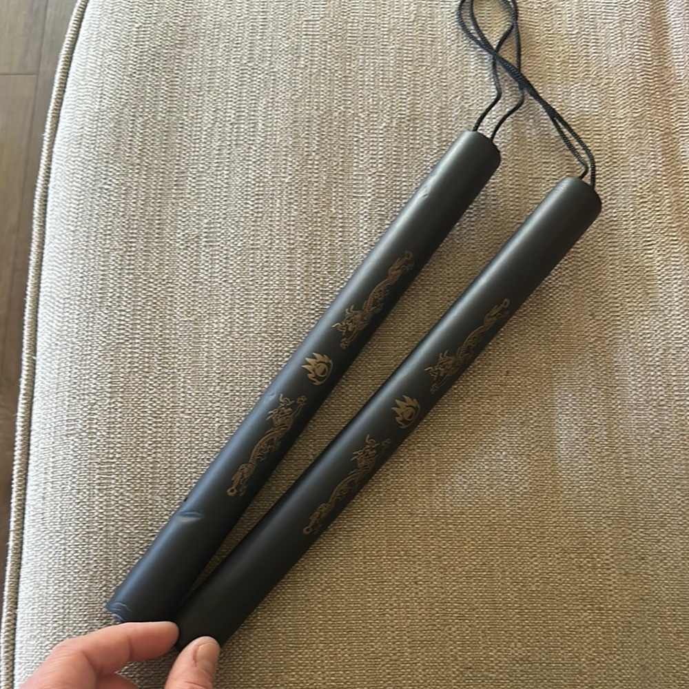 let your little Ninja Play🥷
Black play costume toy with Gold Detailing